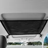 2024 Car Ceiling Storage Net Adjustable Double-Layer Zipper Mesh Car Roof Cargo Net Pocket For Long Trip For SUV Interior Accessories