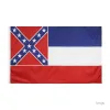 3x5ft Mississippi State Flag Ms State Flag Polyester Banner Two Sides Printed United States Southern Flag Banners 90 * 150cm