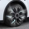 New 4PCS For Tesla Model Y 19 Inch Hub Cap Original Car Replacement Wheel Cap Automobile Hubcap Full Cover Accessories 2021 2022