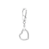 Keychains Lanyards 925 Sterling Sier Fashion European Round Keychain Pendant Original Female Diy Pandora Exquisite Necklace Hangin Dhclk