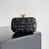 Bottegaly Venettaly Evening Clutch Handbags حقائب المصمم 7A Lady Totes Fashion Fashion Party الذهبي الحياك