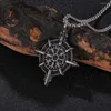 Pendentif Colliers Viking Vegvisir Norse Runes Boussole Collier En Acier Inoxydable Chaîne Amulette Hommes GL0050