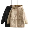 Trench-Coats Femmes Vestes coton parkas Vestes rembourrées hiver