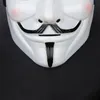 Parti Maskeleri V Vendetta Maskeleri Anonim Guy Fawkes Süslü Elbise Yetişkin Kostüm Aksesuar Plastik Parti Cosplay Maskeleri QH47