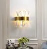 Настенный лампа пост современный тусклой хрустальный кухонный телевизор