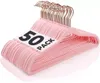 Velvet Hangers 50 Pack Felt Hangers Non Slip for Coat Clothing Racks QH44