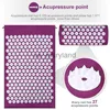 Yoga Mats Kuznetsov's Digitopressione Mat Lotus Spike Cuscino Applicatore Back Pain Relief Needle Pad Eco Pranamat Pillow Set Gift Bag J230506