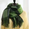 Sjaals Kasjmier Plaid Vrouwen Sjaal 2023 Herfst Winter Mode Warme Sjaal Wrap Bandana Pashmina Lange Kwastje Vrouwelijke Foulard Dikke deken