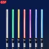 LED Light Sticks Lightsaber 2 i 1 RGB Justerbara sabel leksaker Barn dubbel Switch Sword för pojkar Lysande gåvor Ljus Saber 230605