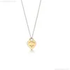 Designer Necklace For Womens Bracelet Deluxe Heart Set 18K Gold Girl Christmas Love Gift 316L Stainless Steel Jewelry Small paper box for package