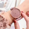 Zegarki na rękę luksusowe zegarki kwarcowe Watch Kwarc ze stali nierdzewnej tarcza swobodne bransele mesh montre femme relogios masculinos