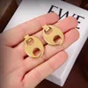 Stud Solid Color Loews Earrings Designer Womens Gold Heart Stud Earrings Best Gift For Girlfriend And Wife Wedding Party Loewe Jewelry 2024 High quality