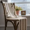 Ładowca stołowy Naturalny bawełniany Burlap Striping Spling Bohemian Style Tabele Runner z Tassels Dining Wedding Decor 230605
