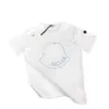 T-shirt girocollo a maniche corte con stampa in cotone lavato unisex dal design originale Meng per uomomwdk