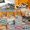 2023 Designer Sneaker Virgil Trainer Casual Shoes Calfskin Leather Abloh White Green Red Blue Letter Overlays Platform Fashion Luxury Low Sneakers Size 36-45 z67