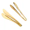 Utensils Salad Tongs Stainless Steel Bread Clip Gold kitchen utensils Salad Serving Tools Pastry Clamp Buffet Barbecue kitchen tools