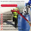 SprayPistolen Professional Pressuriserad färg Spray Gun Air Sprayer R403IP High Vicosity målning Bilmöbler Pneumatic Tool Guns Cup 600cc