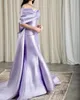 Elegant Saudi Arabia Women Prom Birthday Dress Strapless Off-The-Shoulder Beading Satin Evening Party Gown Formal Dresses New Style Vestidos De Feast