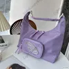 Women 2023 مصمم الكتف حقيبة D حقائب اليد Baguette Nylon Luxurys عالية الجودة ألوان متعددة الأزياء محفظة 230603