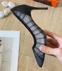 Casual Designer Dress Shoes Sexy Lady Fashion Women Strass Gaze Pointy Toe Stiletto Stripper High Heels Evening Pumpar Stora