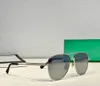 Gold Metal Grey Lens Pilot Solglasögon Män Summer Sunnies Gafas de Sol Sonnenbrille Shades UV400 Eyewear With Box