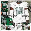 EMU Eastern Michigan Eagles # 16 Hassan Beydoun 26 Willie Parker 89 Arthur Jackson III 20 Blake Banham Vert Blanc 2019 NCAA Jersey 4XL