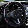 New Car Colorful Star Steering Wheel Cover Universal 37-38cm Steering-wheel Protector Case for Women Girls Auto Styling Accessories