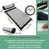 Yogamattor Akupunkturmassage Mat Back Body Head Neck Foot Relieve Stress Spike Acupressure Mat Needle Massager Cushion/Pillow J230506