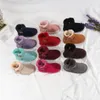 Детская обувь 3352 Снежные австралийские ботинки теплые малыши Uggly Booties для мальчиков тренеры кожи дизайнерские кроссовки молодежь