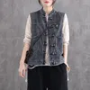 Etnisk kläder Orientalisk stil entisk ärmlös skjorta online kinesisk butik vintage kvinnliga damer toppar 10007