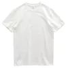 Erkek Tişörtleri Yüksek Nitelik T-Shirt Erkekler Ağır Ağırlık 260g Pamuk Çift Basit Çok Renkli Yuvarlak Boyun Alt Beyaz Kısa Kollu