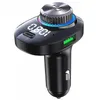 Neuer Bluetooth-FM-Transmitter mit bunten Lichtern, 22,5 W, superschnelles USB-Ladegerät, Freisprech-MP3-Player für das Auto