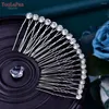 Hair Clips TOPQUEEN 20pcs U-shaped Woman Pins Bride Shiny Rhinestone Ornaments Wedding Accessories Hairpin HP535