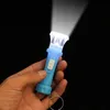LED Light Sticks Pack of 10 Bright Mini Keychain Flashlight Keyring Small Pocket Torch White Lighting Random Color 230605