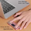 Mini Pulse Fingertip Massager Portable Electric Micro-current Finger Joint Hand Massage Knuckle Pain Relief Relaxation Health L230523