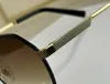 Silver Metal Grey Pilot Sunglasses Double Bridge Men Summer Sunnies Gafas de Sol Sonnenbrille Shades Uv400 Oczoce z pudełkiem