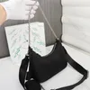 Lyxdesigner handväska kvinnors väskor mini väska nylon crossbody påse axelväska nylon totes mode 3-i-1 kedja axel nylon väska vintage väska slingväska handväska