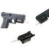 Polowanie Mini kompaktowy wzrok laserowy z czerwoną kropką z pikatinnym mocowaniem na pistolet czerwony laser z 11 mm/20 mm Tkacz/Picatinny Rail
