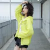 Jaquetas de corrida Roupas de proteção solar Feminino Seção fina Cor sólida Summer Riding Skin Blusão Korea Ins Short