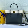 Cowhide Womens Bag Handväska Ny affär Casual One Shoulder Crossbody Bag Multi -fack Textur Mjuk läder Temperamentpåse