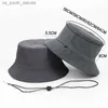 Водонепроницаемые мужчины с большой головкой большой размер вельвет держите теплую шляпу с ковшой, а также размер двойные панамские солнцезащитные шляпы 58 60 62 64см L230523