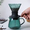 Gereedschap Koffiepotset Hittebestendigheid Glas Cafe Maker Filter Dipper Cup Handbrouwen Giet over espresso Barista Gereedschap Nieuw