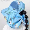 Summer Baby Hat Big Brim Bucket Hats For Boys Girls Sun Cap Children Panama Outdoor Beach Sun Hats With SHL L230523