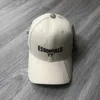 Высокая версия Double Thread High Street Ess Hardtop Baseball Cap European и American Fashion вышитая солнцезащитная кепка