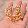 Bangle Ethiopian /Arab/African Lucky Bell Baby Kids Children Gold Color Birthday Bracelet Jewelry Gift