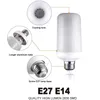 9W E27 E26 B22 LED LED Torch Torch Fire Lamp تأثير اللهب الضوء 99 مصباح LEDS لمحاكاة مضاهاة 4 طراز AC 85-265V