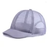 Casquettes de Baseball à bord court pour hommes femmes pleine maille respirant séchage rapide chapeau de soleil en plein air os Gorra Snapback casquette de camionneur