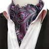 Bow Ties Fashion Big Pattern Scarf Business Casual Tie Men's Party Wedding Polyester Jacquard Trendy For Men