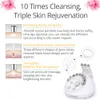 Rengöringsverktyg Tillbehör 3 I 1 Diamond Microdermabrasion Beauty Machine Dermabrasion Vacuum Skin Rejuvenation Blackhead Ta bort Face Peeling 230605