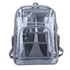 Rucksack Rucksack Wasserdicht Transparent Schultasche Mädchen Große Kapazität Rucksack Solide Klar Rucksack Männer Mode Transparente Plastiktüte J230517